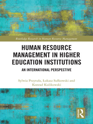 cover image of Human Resource Management in Higher Education Institutions